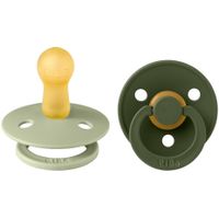 BIBS Pacifier Latex - Sage/Hunter Green Size 1